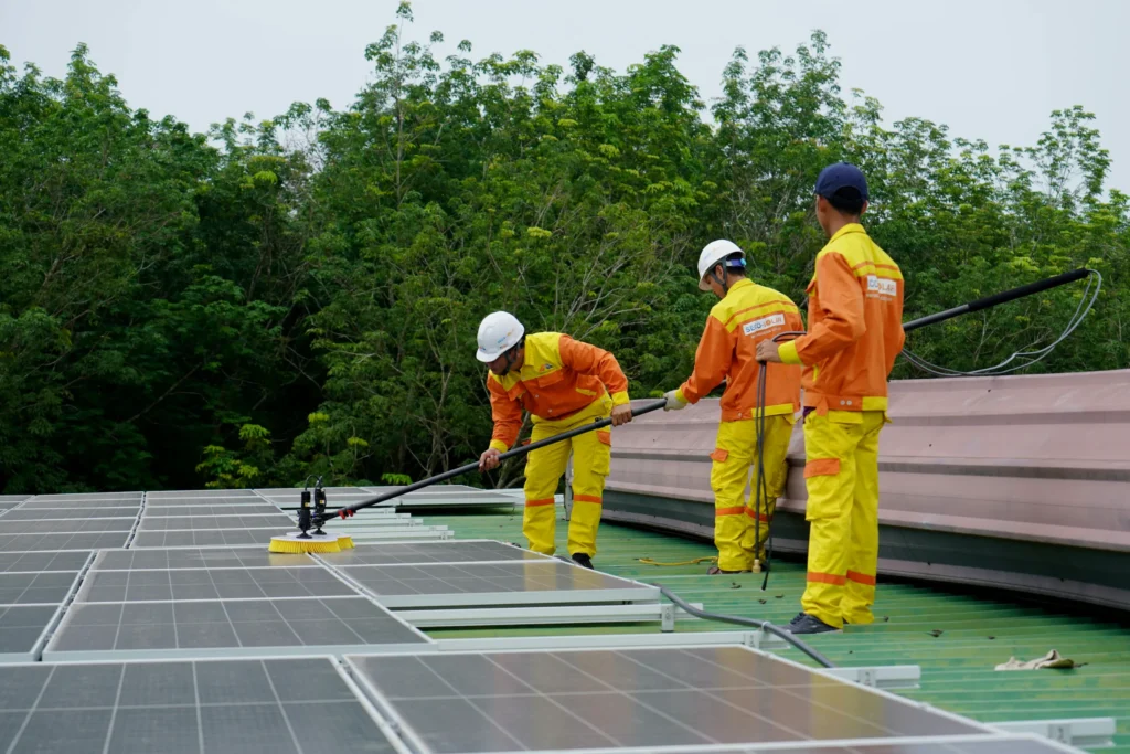 solar panel maintenance. Dirty Solar Panels Increase Electric Bill.