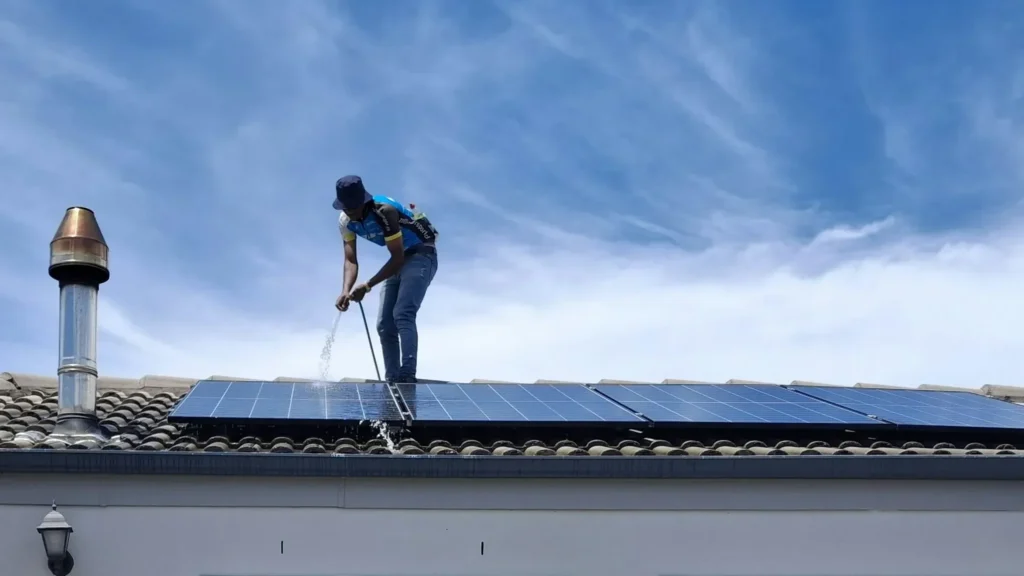Top 4 Safest Ways to Clean Rooftop Solar Panels