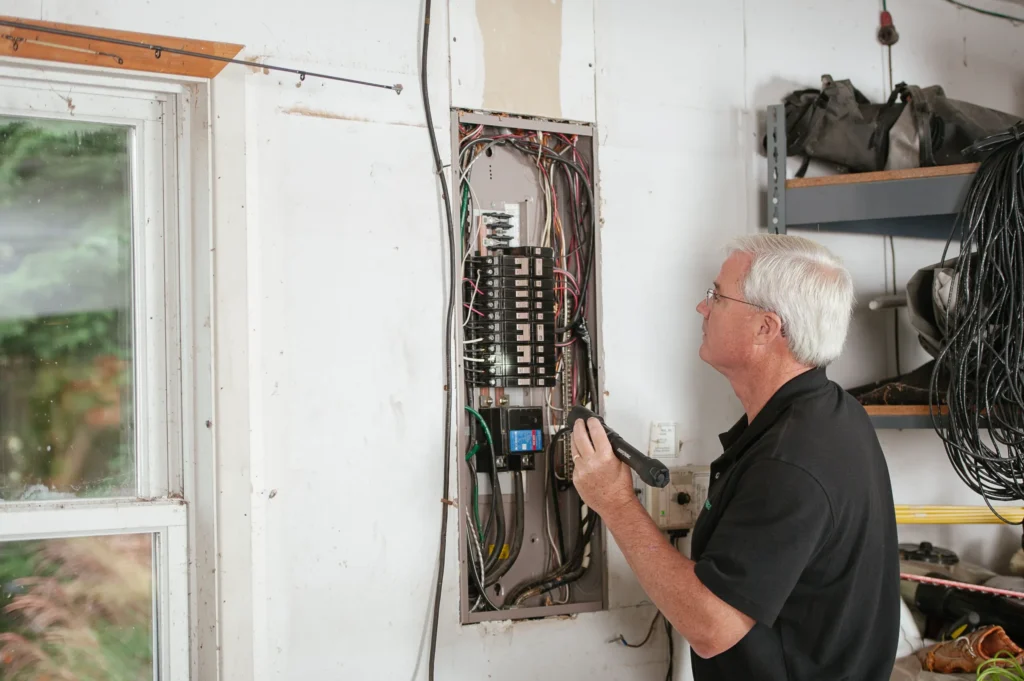 tank vs. tankless water heater. Electrical panel upgrade required for tankless water heater installation.