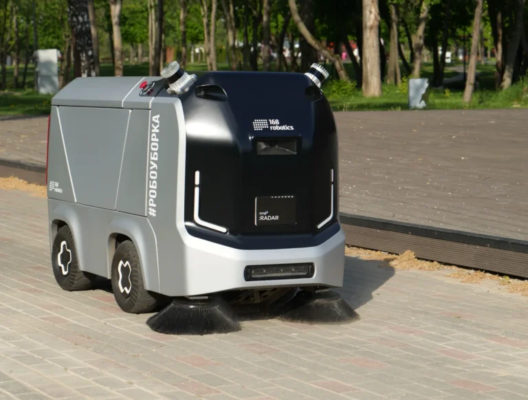 Solar panel cleaning robot on a commercial solar array compared to residential manual cleaning methods